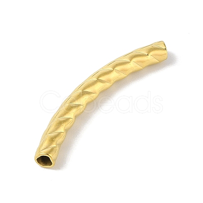 304 Stainless Steel Curved Tube Beads STAS-M071-03E-G-1