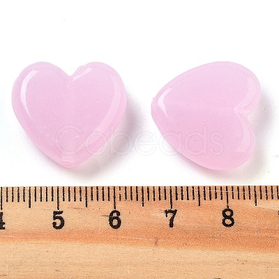 Heart Handmade Lampwork Beads LAMP-U003-01B-1