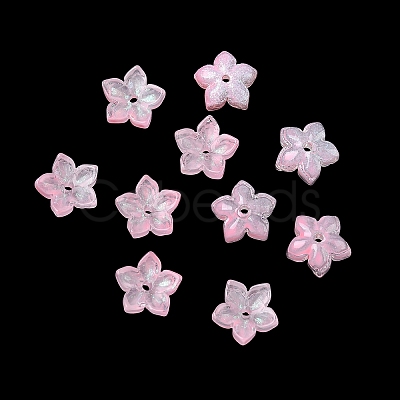 Dyed & Heated Glass Bead Caps X-GLAA-Z019-02A-1
