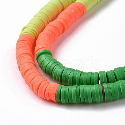 Handmade Polymer Clay Bead Strands CLAY-C003-02B-1