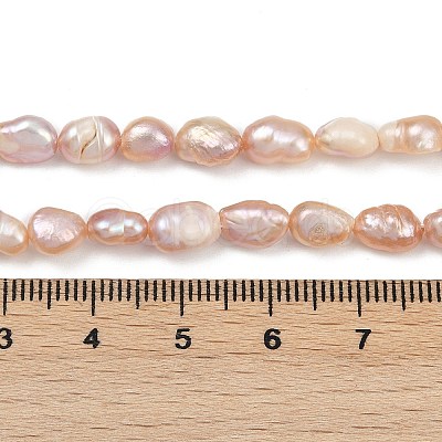 Natural Cultured Freshwater Pearl Beads Strands PEAR-P064-20H-02D-1