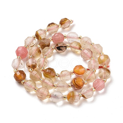 Tigerskin Glass Beads Strands G-I338-02-1