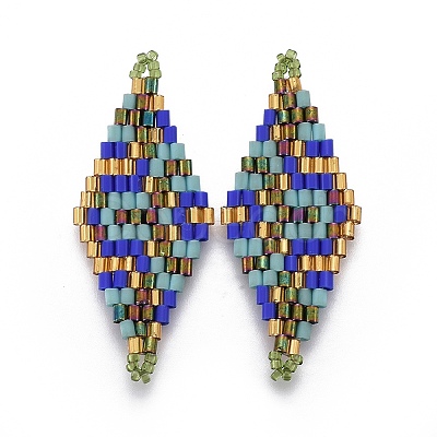 MIYUKI & TOHO Handmade Japanese Seed Beads Links SEED-E004-M08-1