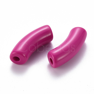 Opaque Acrylic Beads MACR-S372-001B-S006-1