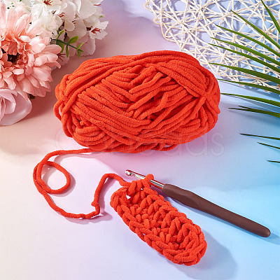 1 Skein Soft Crocheting Yarn OCOR-TADJ0001-03B-1