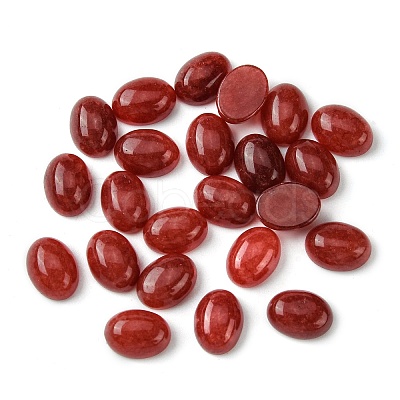 Natural White Jade Cabochons G-A094-01B-25-1