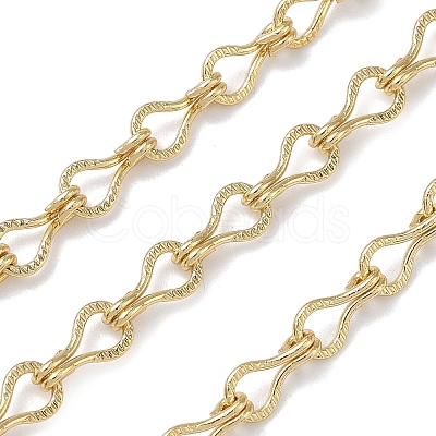 Brass Textured Twist Link Chains CHC-H116-05G-1