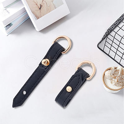 2Pc Alloy & Microfiber Suspension Clasps AJEW-CL0005-19A-1
