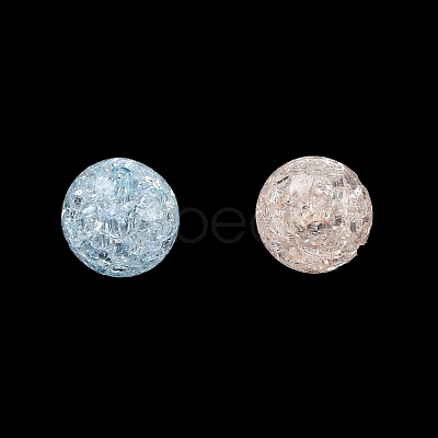 Transparent Crackle Acrylic Beads AC-CBA4496-12D-1