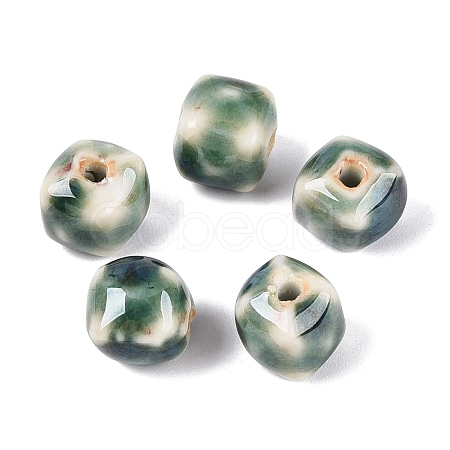 Vintage Handmade Porcelain Beads PORC-N013-18-06-1