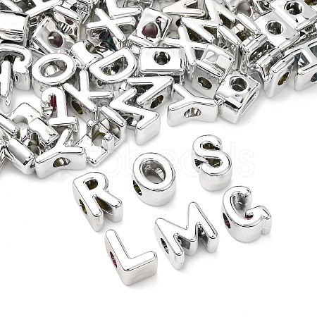 UV Plating Opaque Acrylic Beads MACR-L015-19B-1