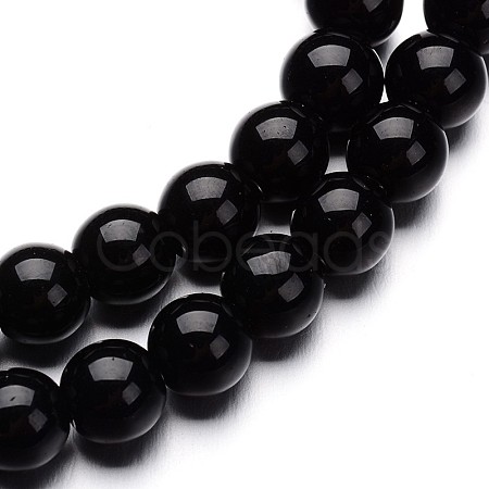 Glass Round Bead Strands GLAA-I028-4mm-02-1