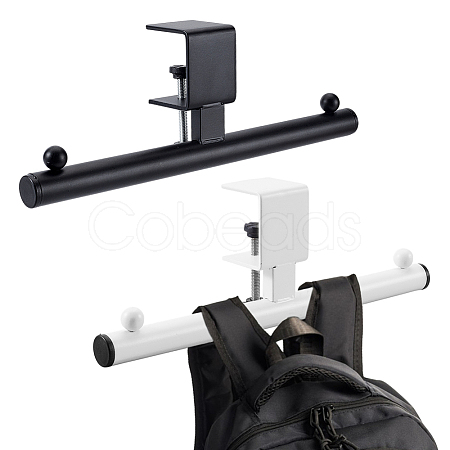2Pcs 2 Colors Iron Table Desk Hanger Hook AJEW-NB0008-17-1