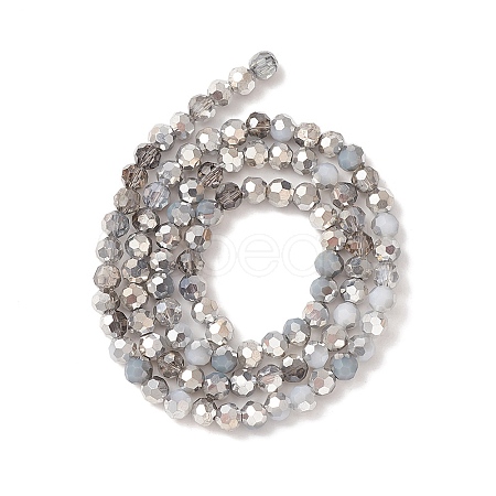 Electroplate Glass Beads Strands EGLA-YW0002-B05-1