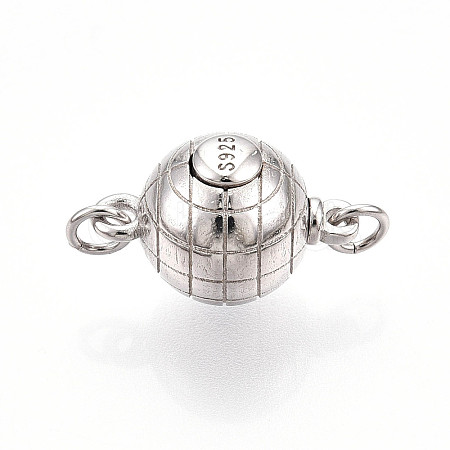 925 Sterling Silver Box Clasps STER-T007-138P-01-1