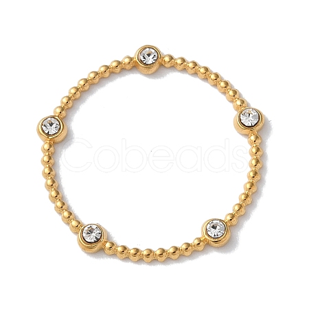 Golden 304 Stainless Steel Rhinestonet Pendants LS-STAS-Q312-02A-G-1