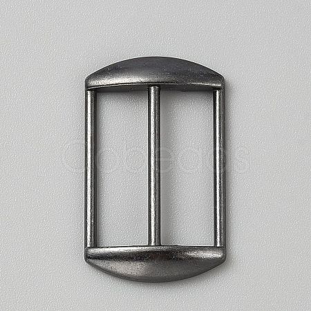 Alloy Tri-Glide Adjuster Buckles FIND-WH0139-378B-1