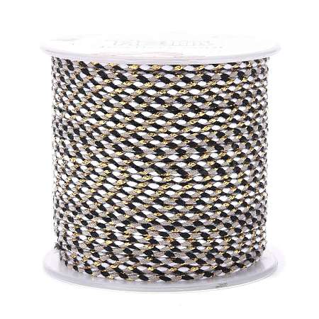 4-Ply Polycotton Cord with Metallic Thread OCOR-Z003-C08-1
