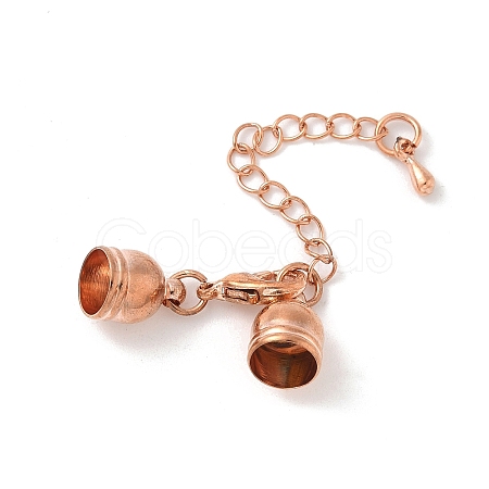 Brass Chain Extender KK-K001-4mm-RG-1