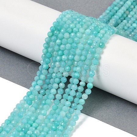 Natural Amazonite Beads Strands G-I379-A02-02-1