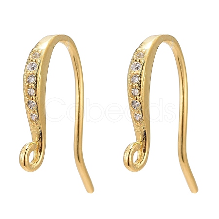 925 Sterling Silver Earring Hooks STER-K168-108G-1