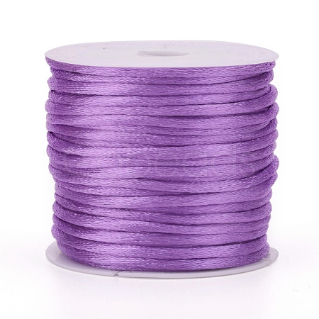 Nylon Satin Rattail Cords NWIR-L006-2mm-07-1