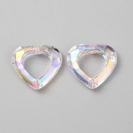 Plating Acrylic Beads MACR-WH0010-20A-02-1