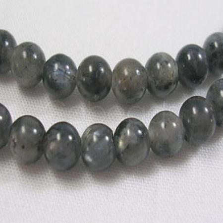 Natural Larvikite Beads Strands X-GSR4mmC128-1