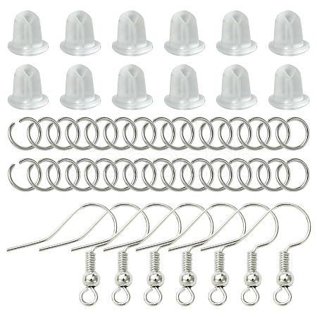 60Pcs Brass Earring Hooks DIY-FS0007-60P-1