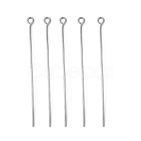 Non-Tarnish 304 Stainless Steel Eye Pin LS-X-STAS-R045-50mm-1