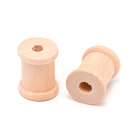 Schima Wood Sewing Embroidery Thread Spool ODIS-WH0030-01C-1