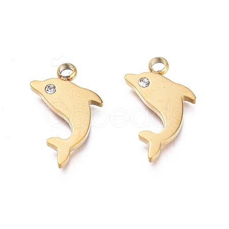 Ion Plating(IP) 304 Stainless Steel Pendants STAS-L245-008G-1