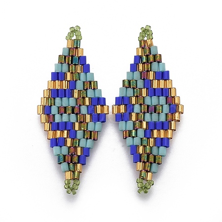 MIYUKI & TOHO Handmade Japanese Seed Beads Links SEED-E004-M08-1