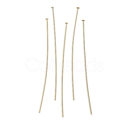 Brass Flat Head Pins KK-H502-01I-G-1