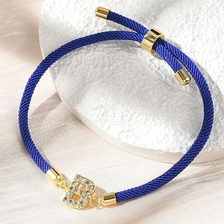 Adjustable Nylon Cord Bracelets X-BJEW-C096-01G-02-1