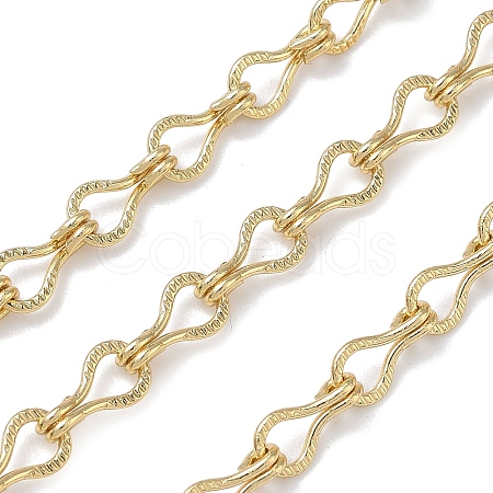 Brass Textured Twist Link Chains CHC-H116-05G-1