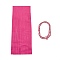 Paper Tassel Banner, with Cotton Cord, Hot Pink, 335mm