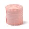 Polyester Chiffon Ribbon, Raw Edge Ribbon for DIY Jewelry Making, Gift Packaging, Pink, 1-1/2 inch(38mm), about 7.11 Yards(6.5m)/Roll