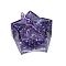 Resin Storage Box & Natural Amethyst Chips Decorations, for Home Office Desk, Star, Purple, 85x95x100mm