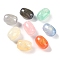 Resin European Beads, Large Hole Beads, Imitation Cat Eye, Barrel, Mixed Color, 16x12mm, Hole: 5.2mm