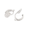 Brass Clip-on Earring Findings LS-KK-K371-27A-P-2