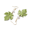 Painting Alloy Dangle Earrings EJEW-JE05740-5