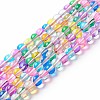 Synthetic Moonstone Beads Strands G-E573-02A-18-2