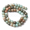 Ombre Effect Dyed Glass Beads Strands GLAA-T031-01O-12-9