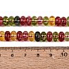 Crackle Transparent Glass Beads Strands GLAA-N074-02A-02-4