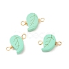 Spray Painted Wood Connector Charms PALLOY-JF01428-1