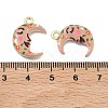 Printed Alloy Pendants PALLOY-P319-07G-18-3