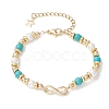 Infinity 304 Stainless Steel Link Bracelets BJEW-JB12799-02-2