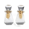 Natural Quartz Crystal Perfume Bottle Pendants G-A026-13A-2