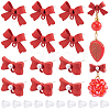 32Pcs 2 Styles Spray Paint Alloy Stud Earring Findings FIND-BBC0005-27-1